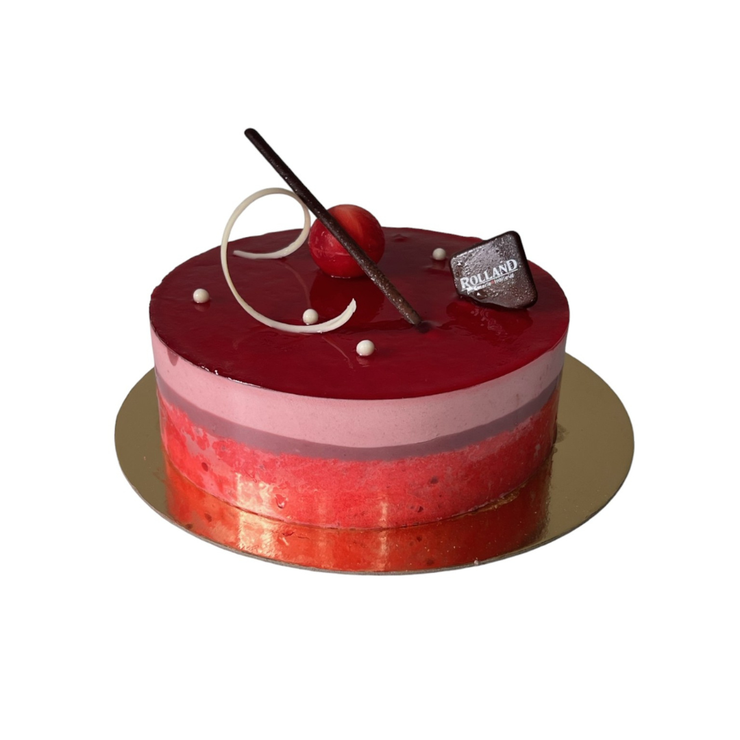 Gâteau mousse framboise chocolat 6