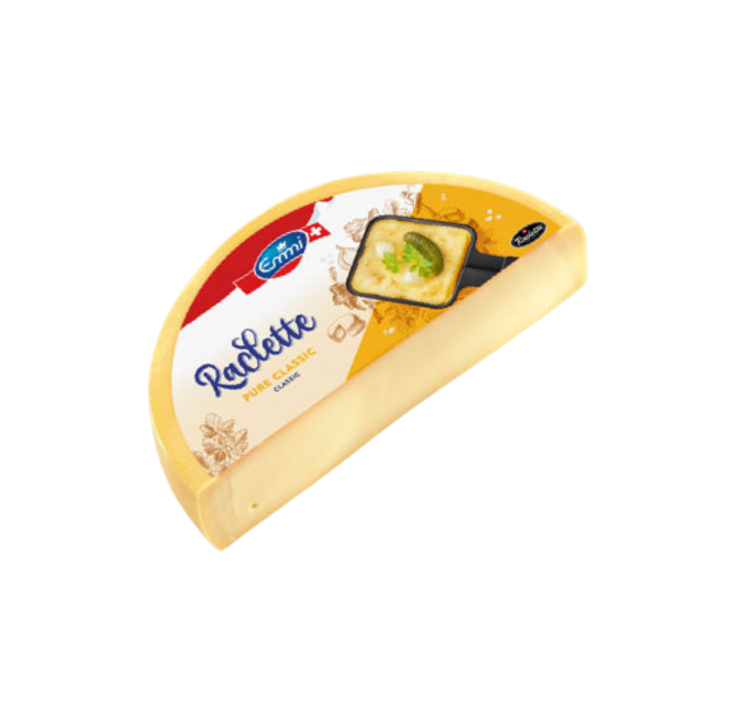 Fromage raclette suisse demi-meule