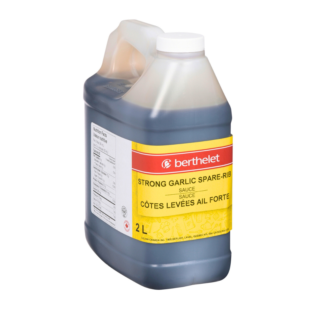Sauce côtes levées ail forte 2 L