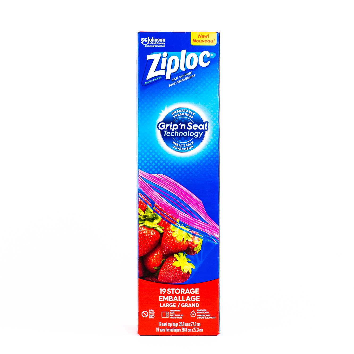 Sac plastique 26,8cmx27,3cm x19
