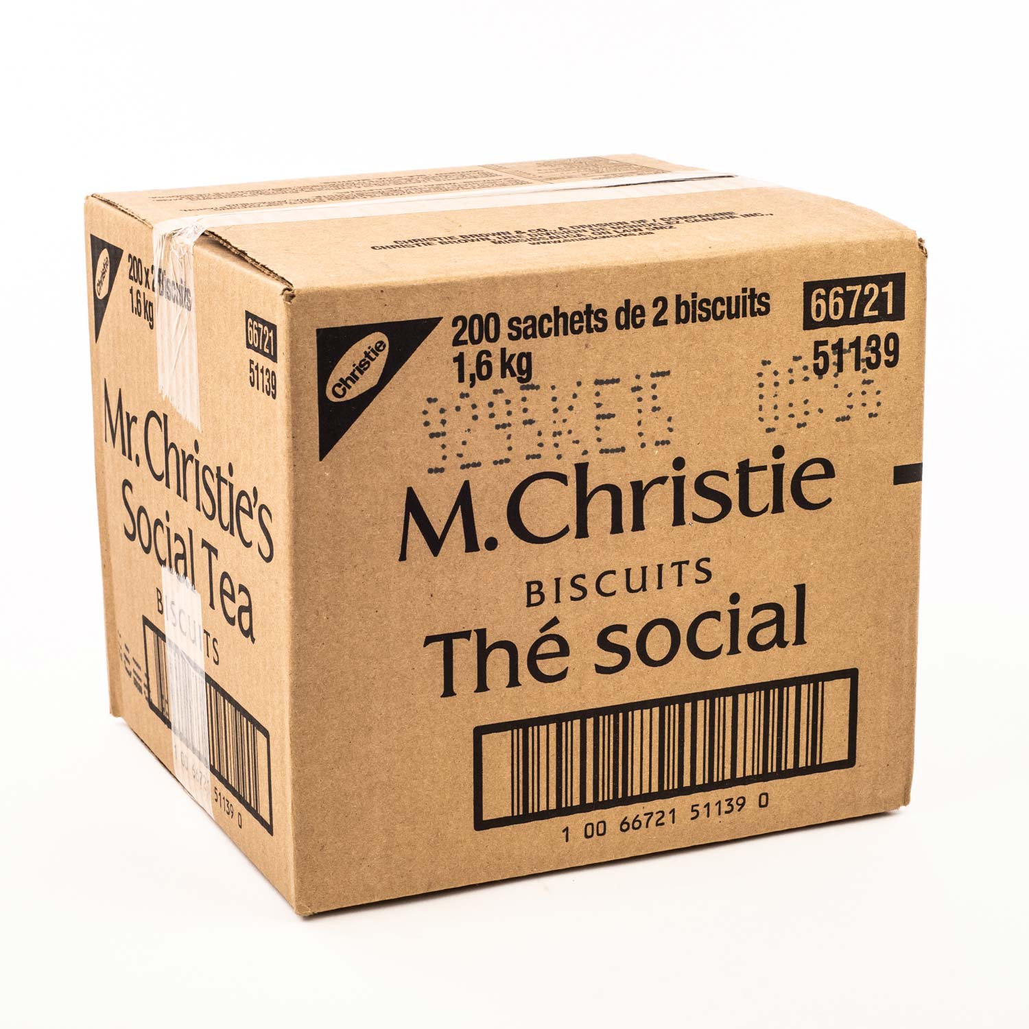 Biscuit thé social 200 x 2