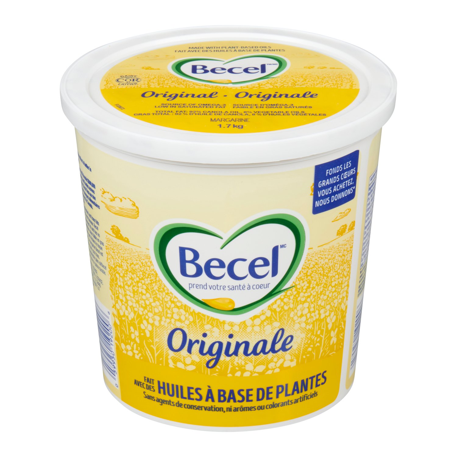Margarine molle non hydrogénée 1,70 kg-secondary-image