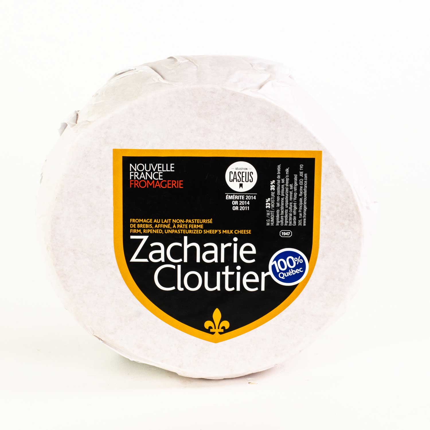 Zacharie Cloutier meule 4 kg
