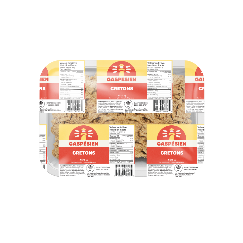 Cretons 3 kg