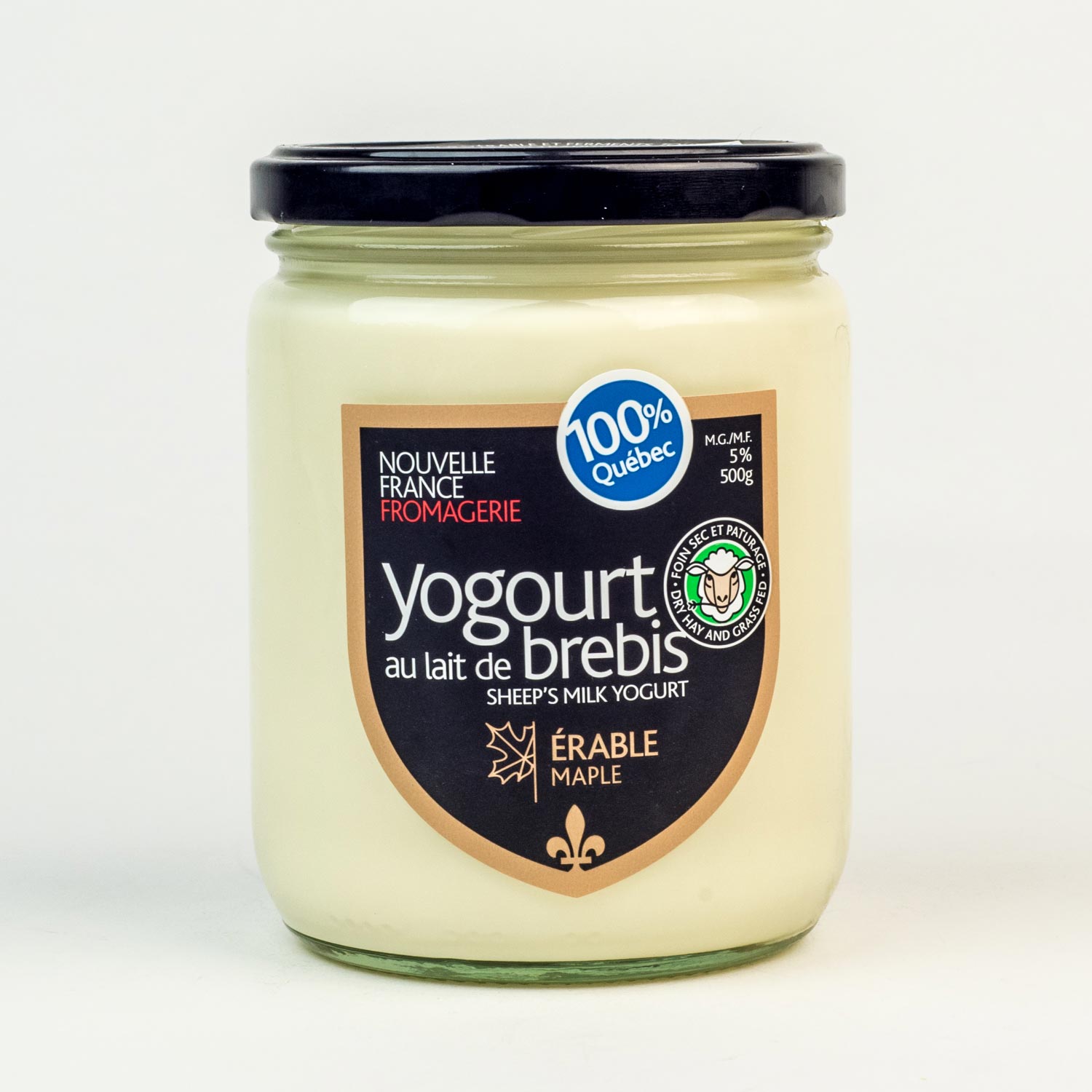Yogourt érable lait de brebis 500 g