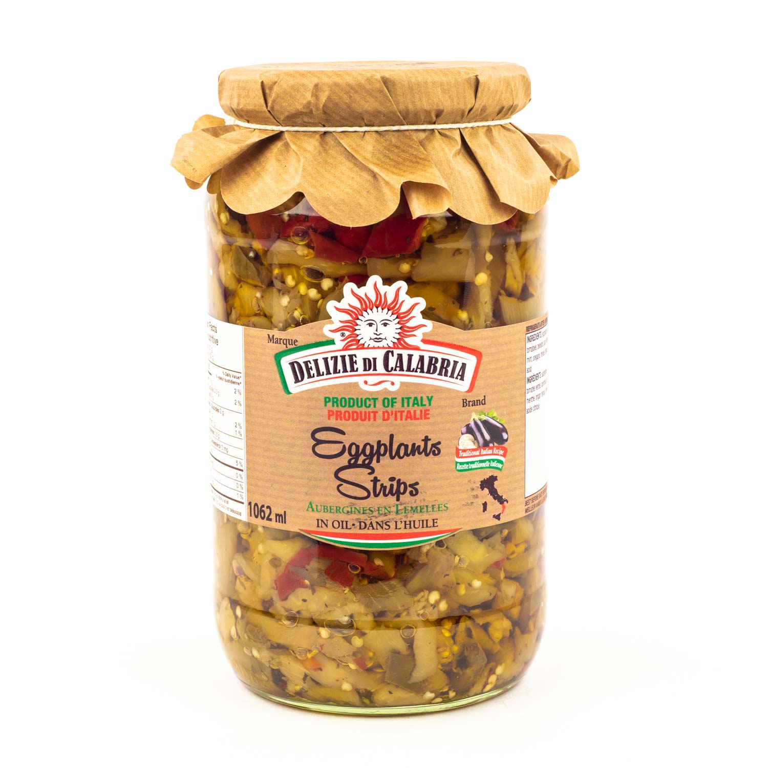 Aubergines en lamelles dans l'huile 950 g
