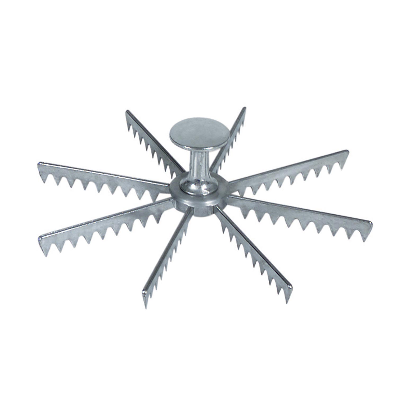 Gabarit découpe tarte en aluminium 8 parts