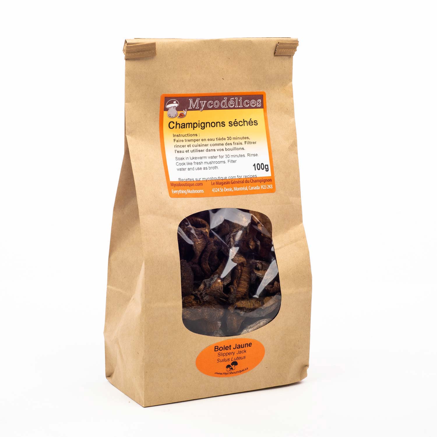 Champignons séchés bolets jaunes 100 g