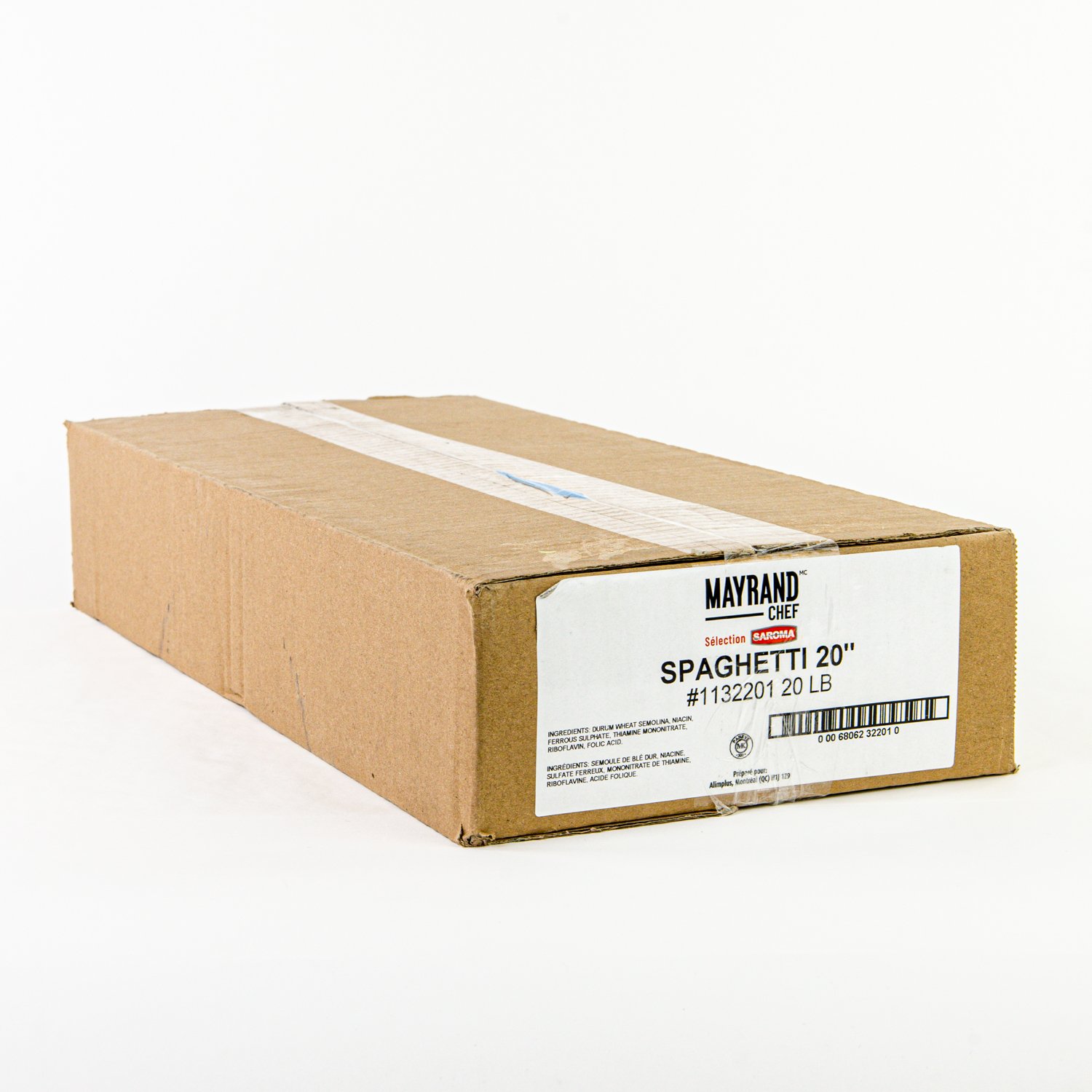 Pâtes spaghetti 20 lb