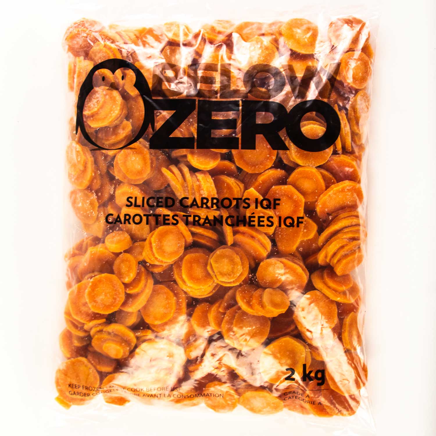 Carottes tranchées régulières surgelées 2 kg