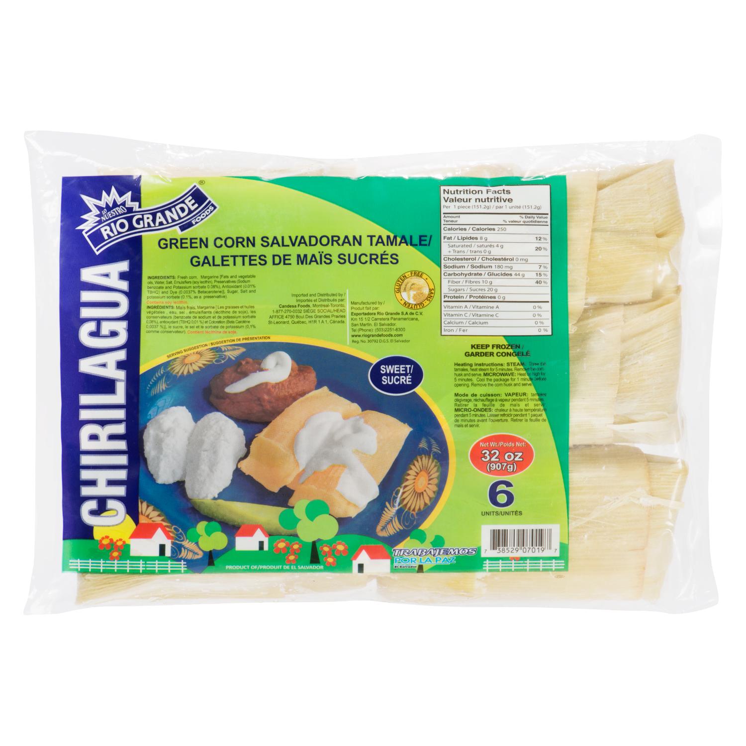 Galette maïs sucrée chirilagua congelées 907 g