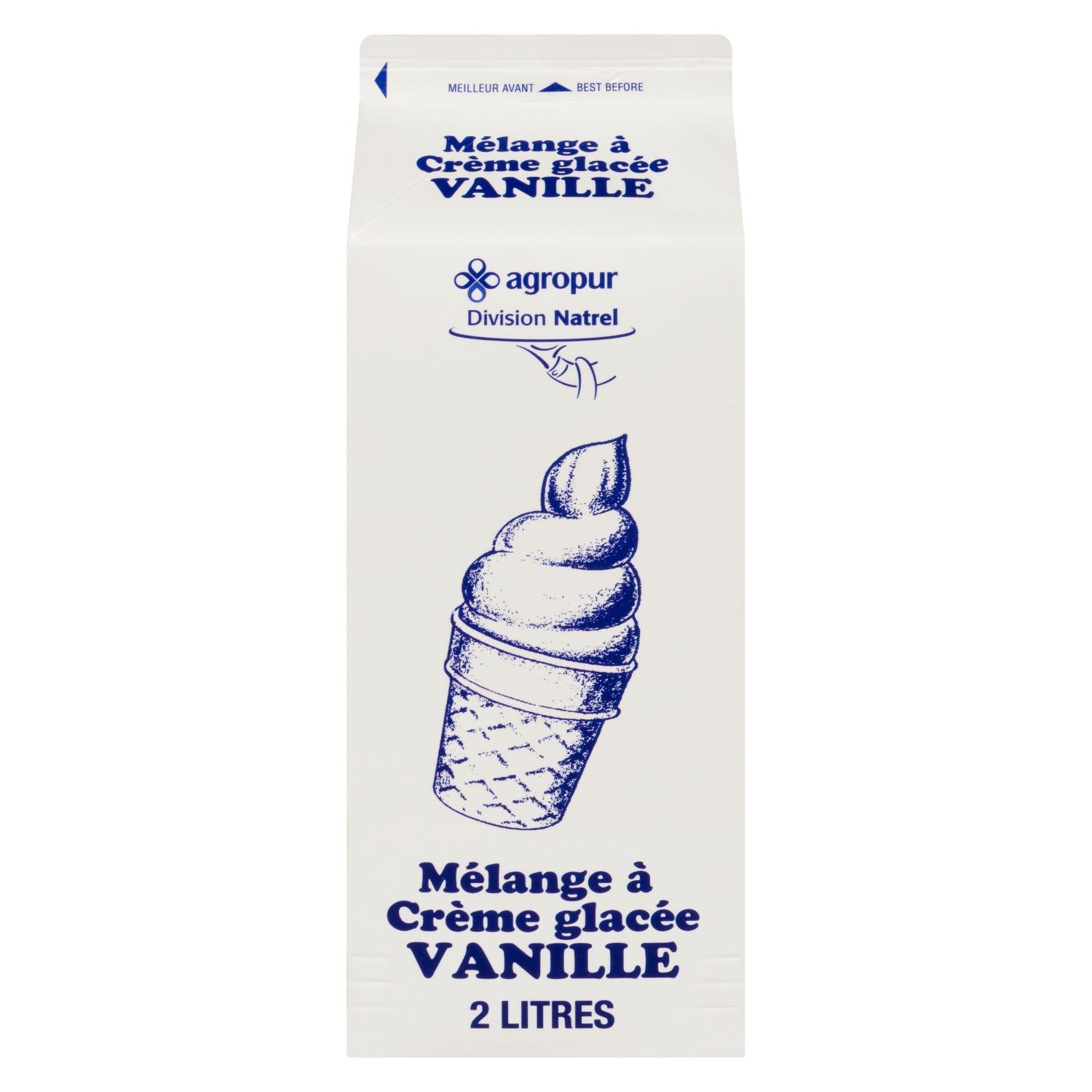 Mlange  crme glace  la vanille 2 L - Autre crme | Mayrand