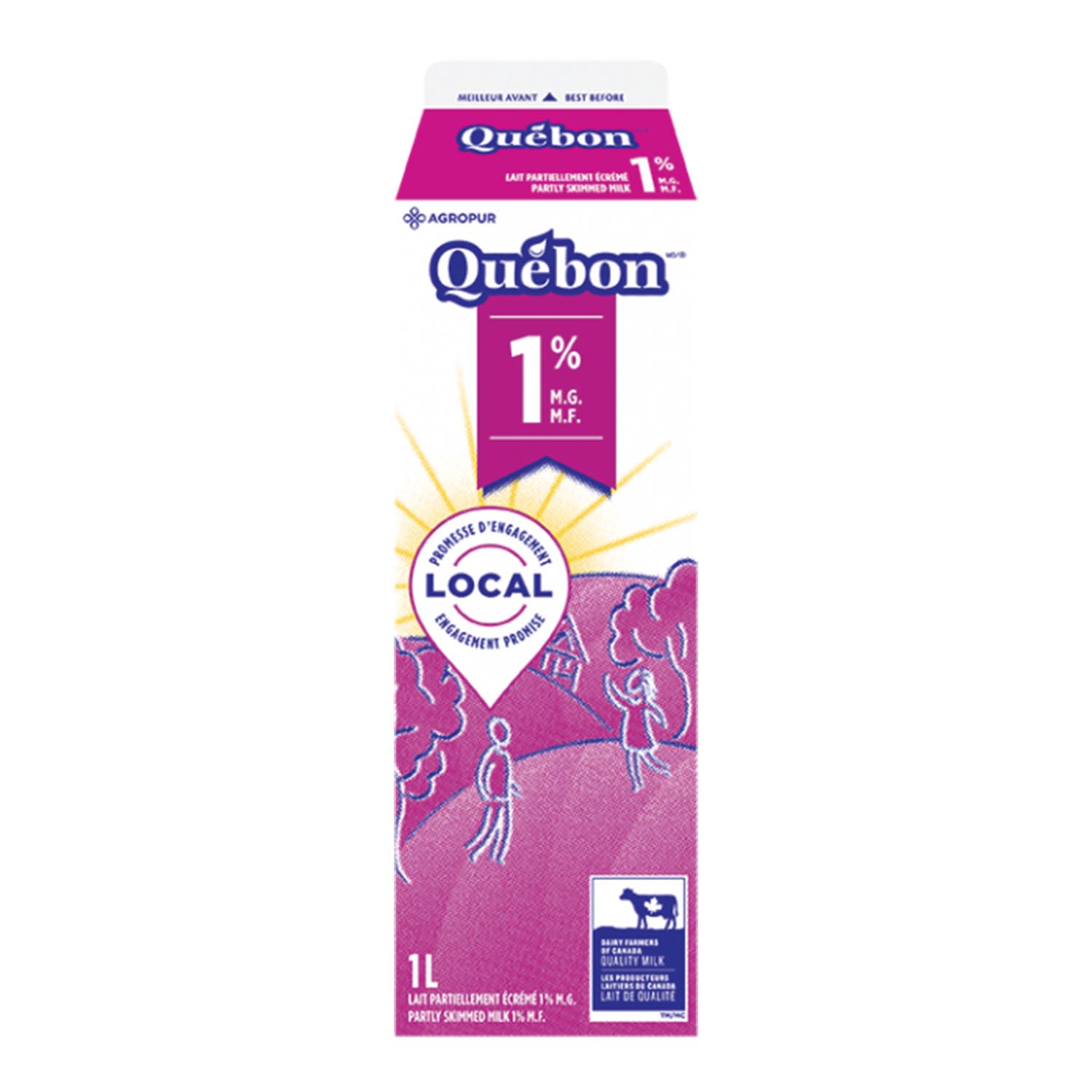 Lait 1% 1 L