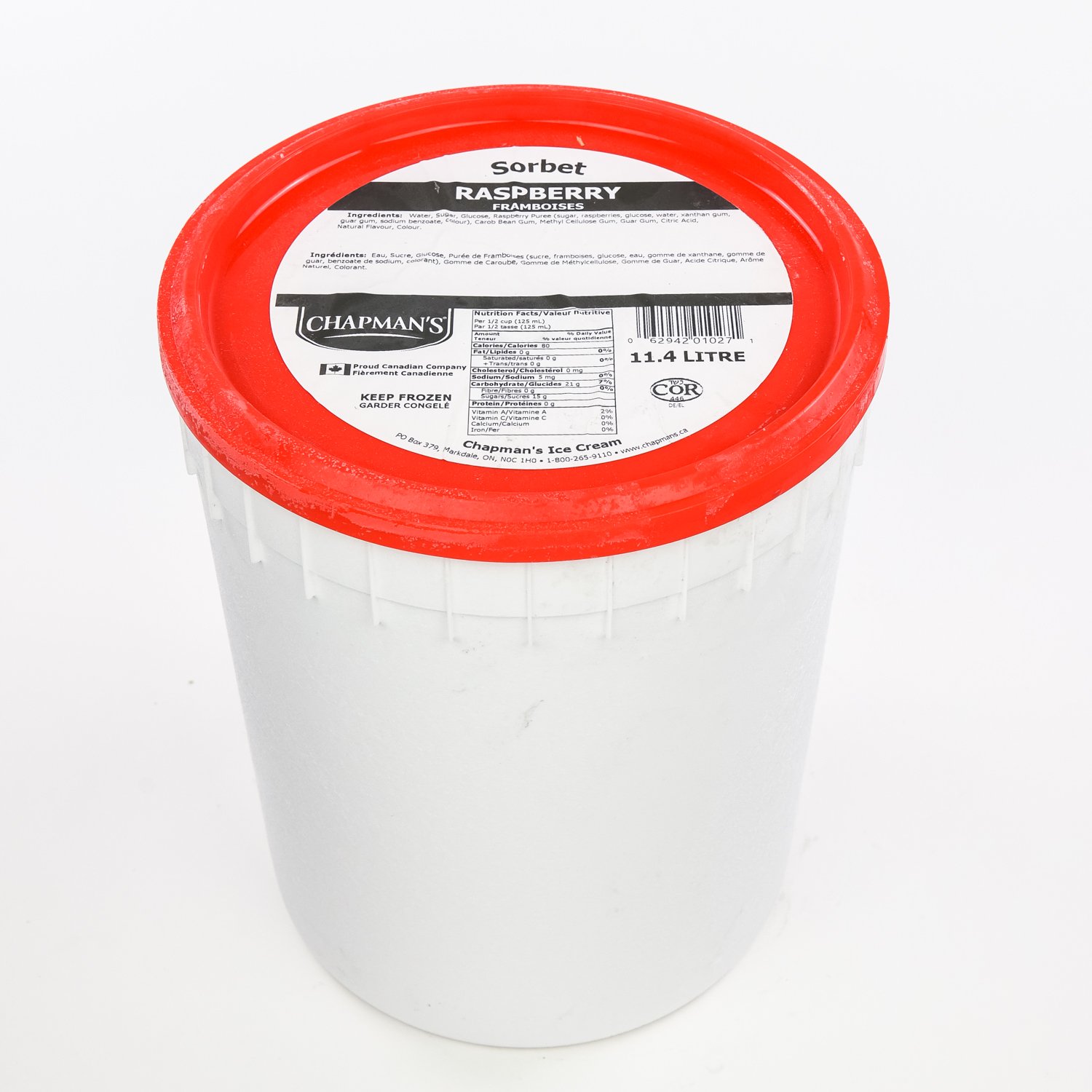 Sorbet aux framboises 11,4 L