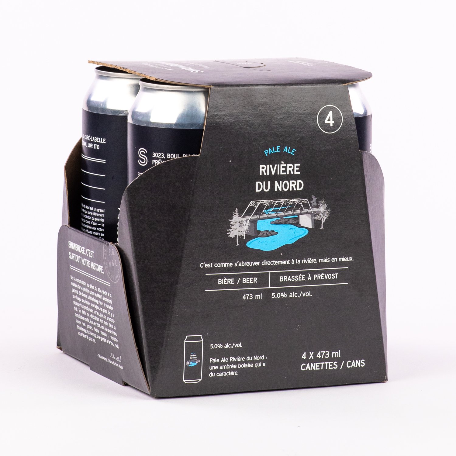 Bières rivière du nord 473 ml