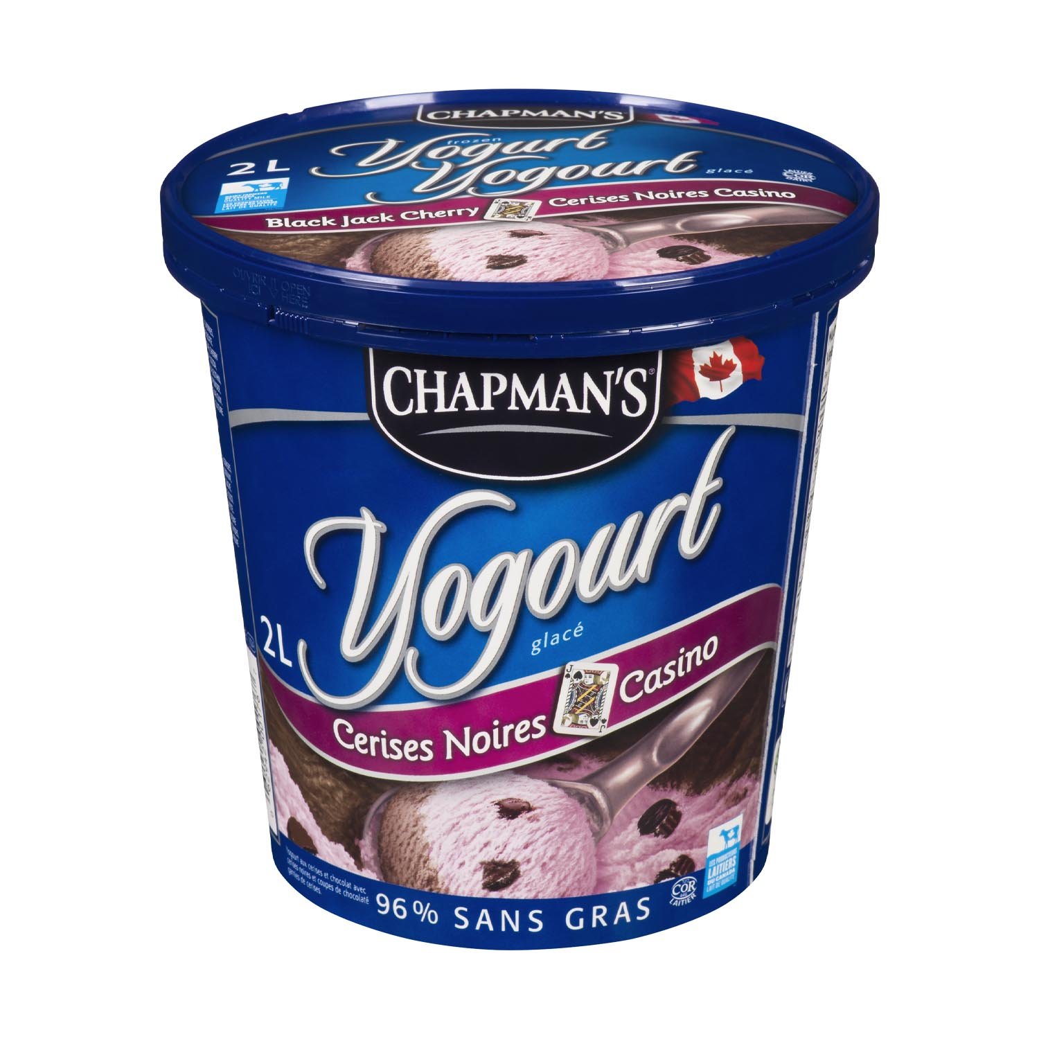 Yogourt glacé à la cerise noire 2 L-secondary-image