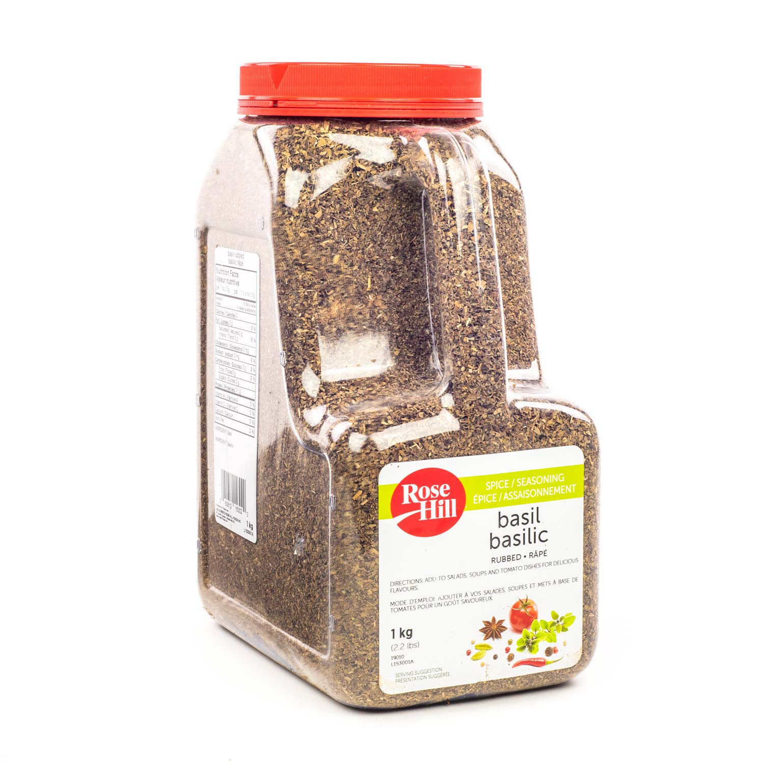 Feuilles de basilic 1 kg