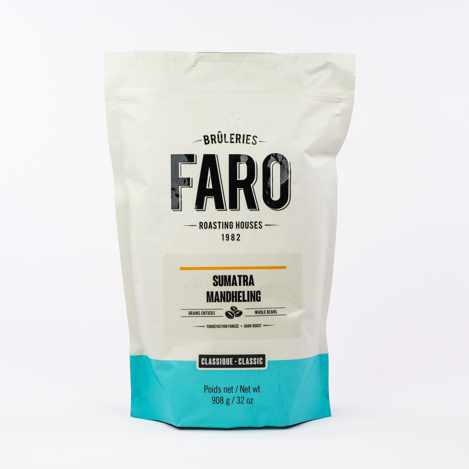 Café grain sumatra mandheling 908 g