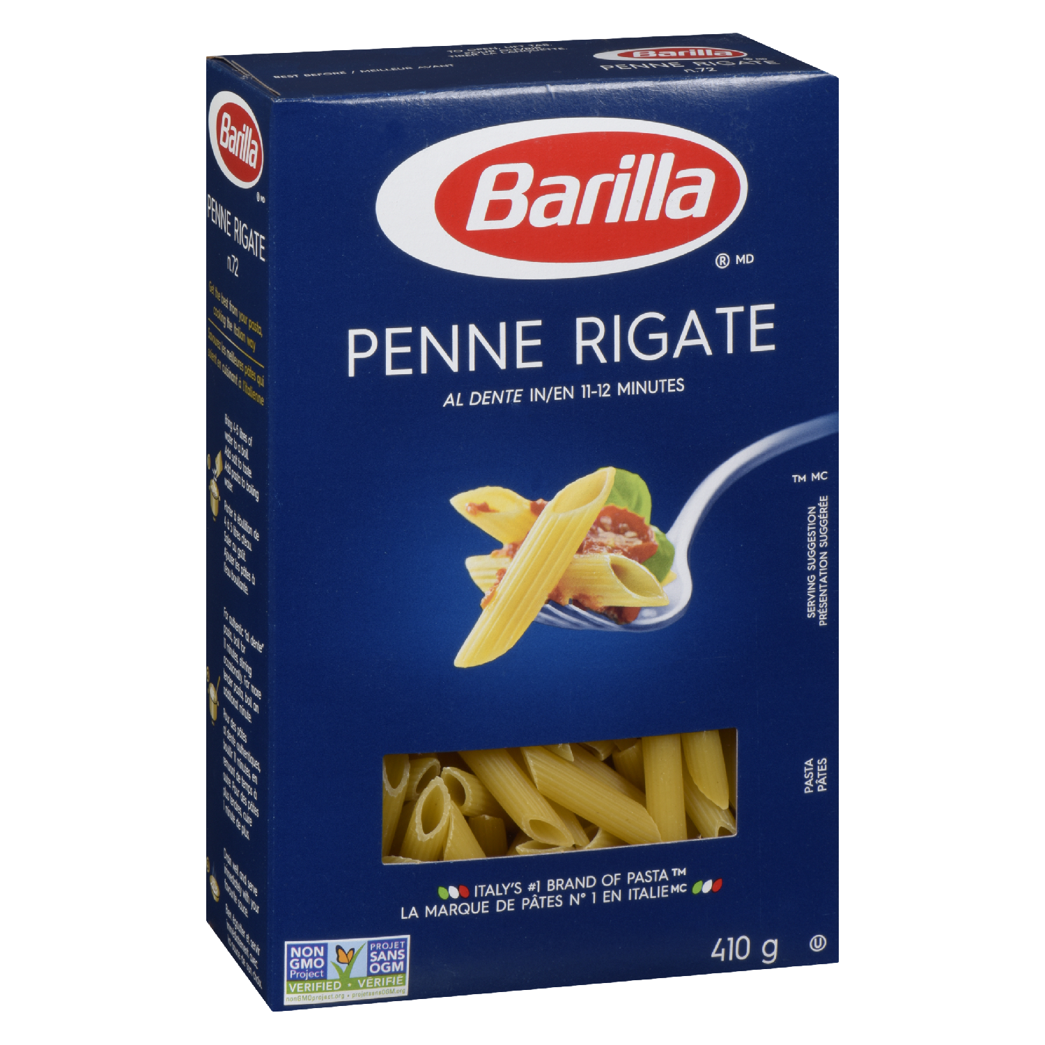 Pâtes penne rigate #73 410 g