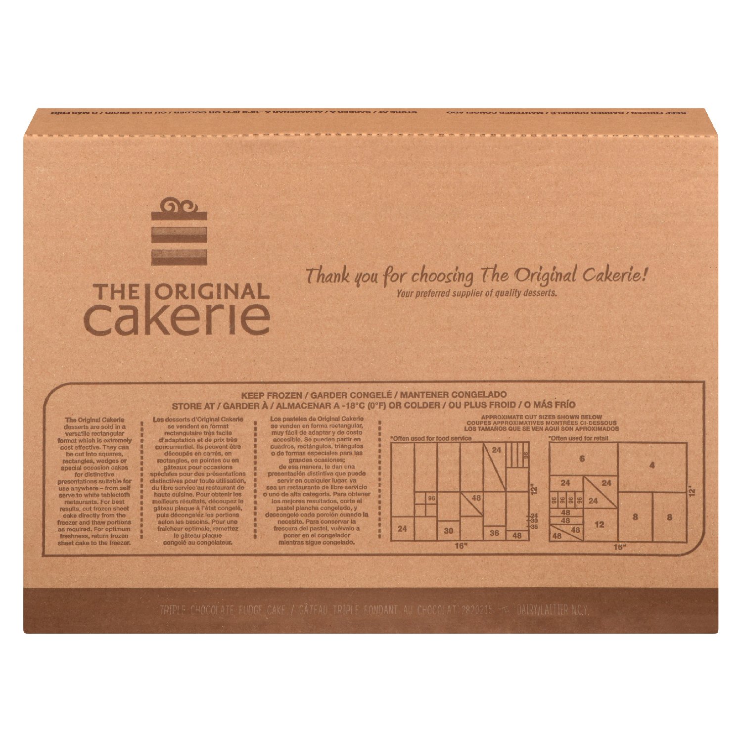 Gâteau chocolat triple fondant