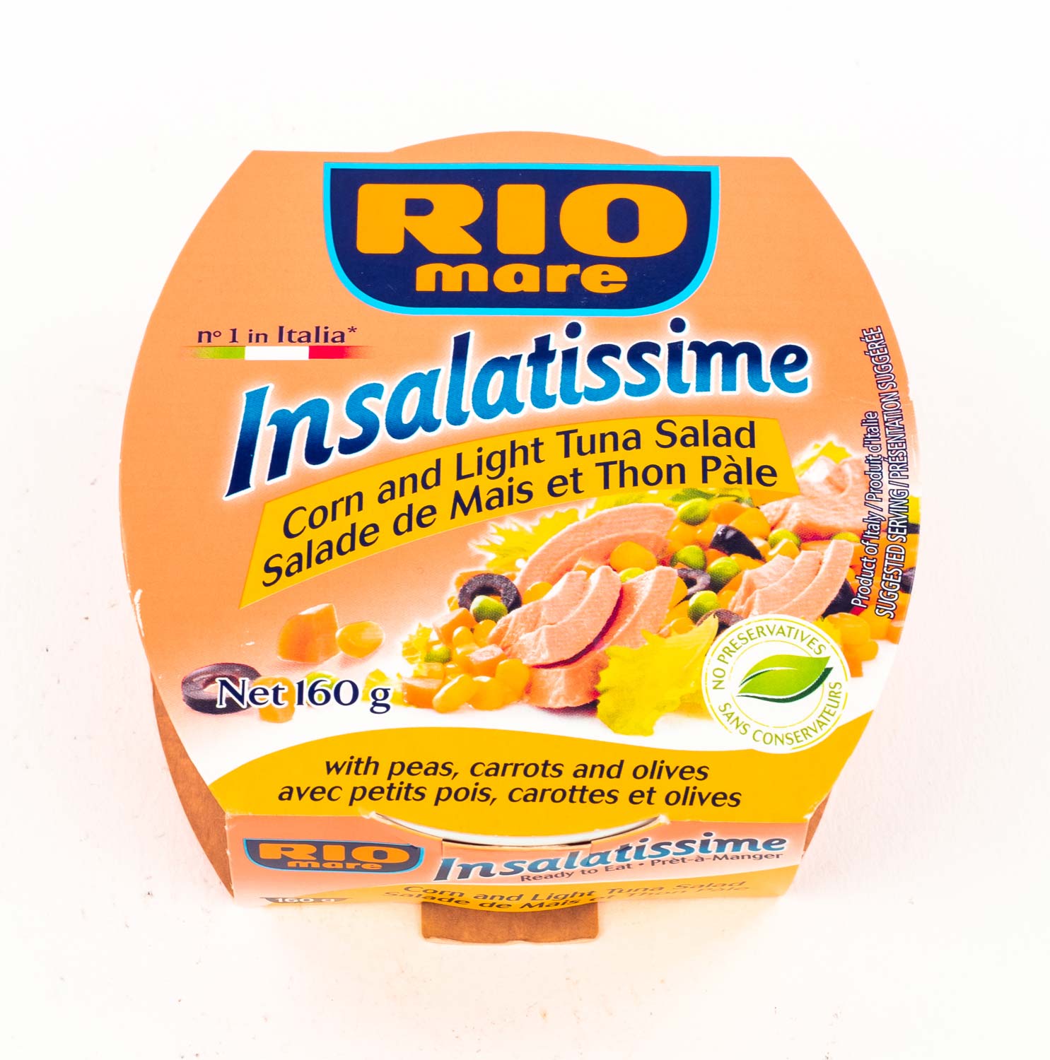 Salade de maïs et thon pâle 160 g