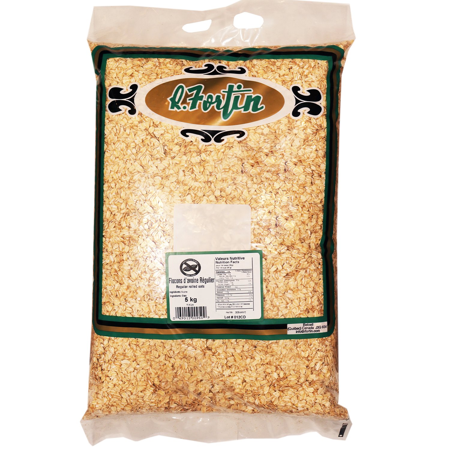 Flocons d'avoine réguliers 5 kg