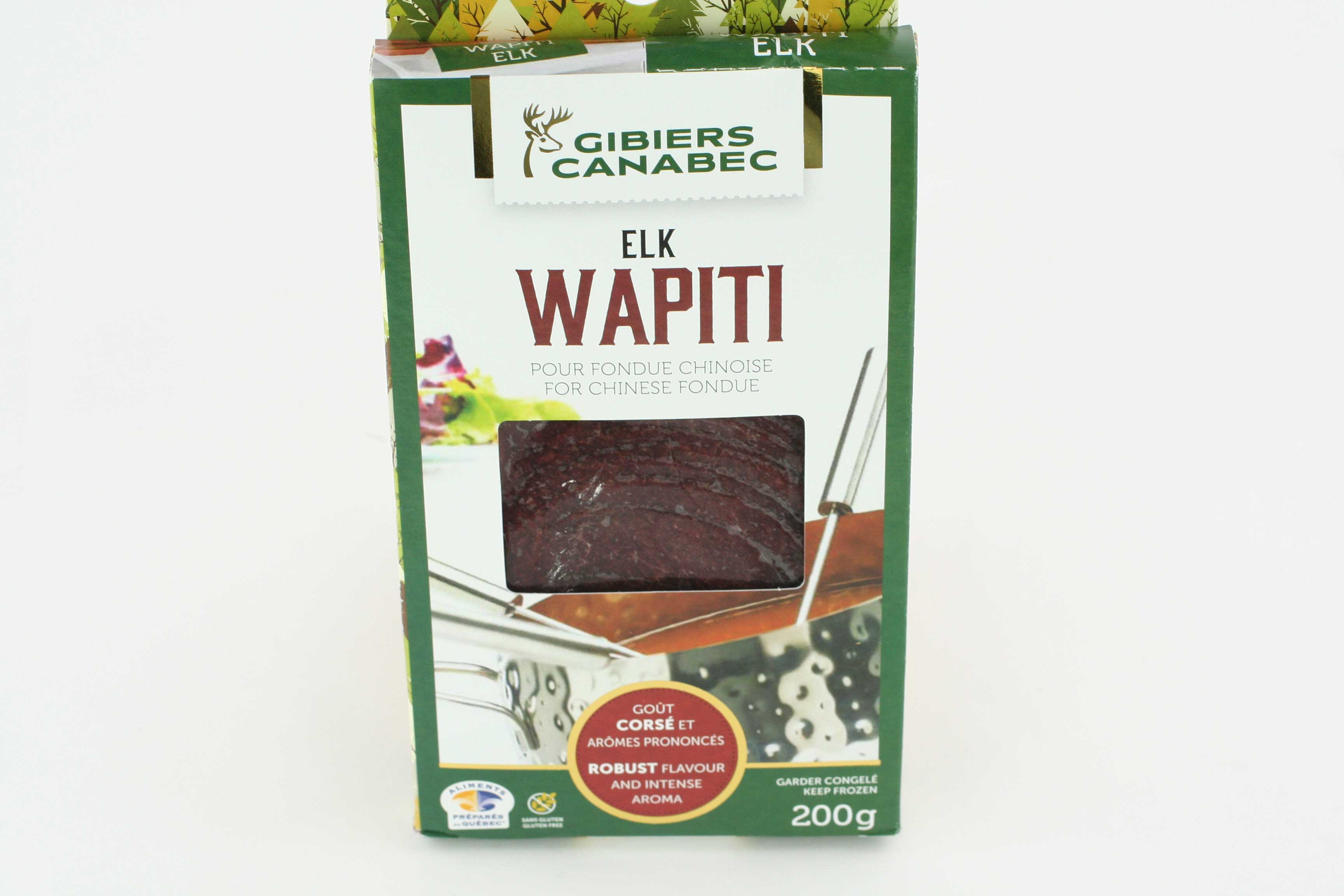 Wapiti à fondue chinoise congelé 200 g