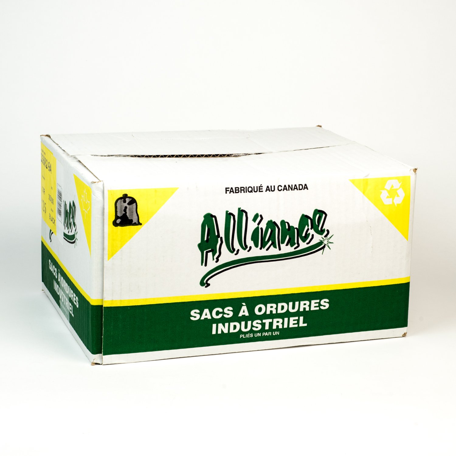 Sacs à ordures forts noirs 35 po x 50 po x125